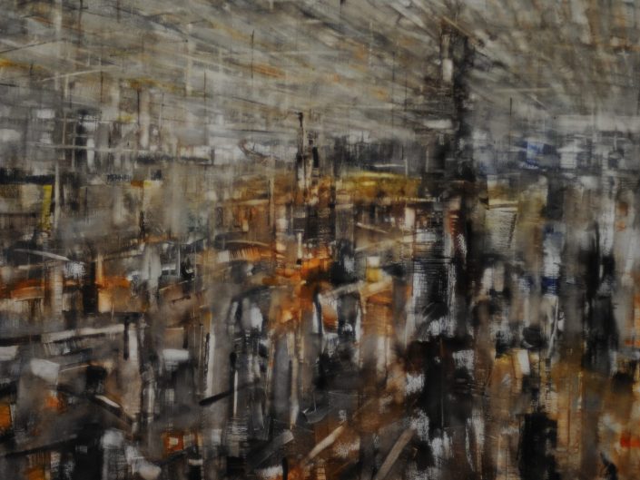 Wilderness II, 2014. Oil on canvas, 150x150 cm